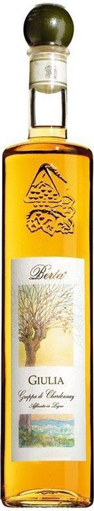 Berta Giulia Grappa di Chardonnay 700 ml. Produktbild 