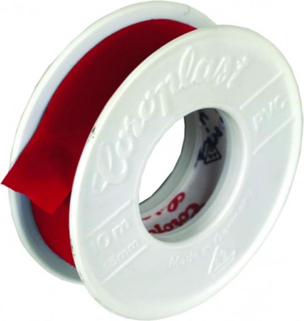 Coroplast Elektro-Isolierband 301, 0,10mm x 15mm, rot, 1 Stk.