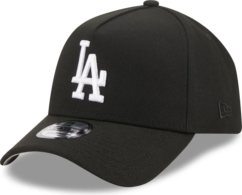 Casquette Dodgers Noire pour Homme et Femme New Era 9Forty A-Frame MLB