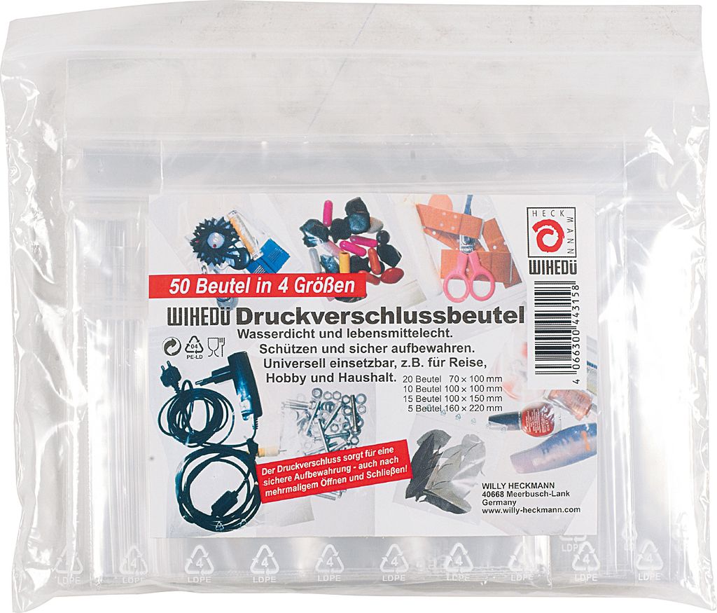 Druckverschlussbeutel Produktbild 