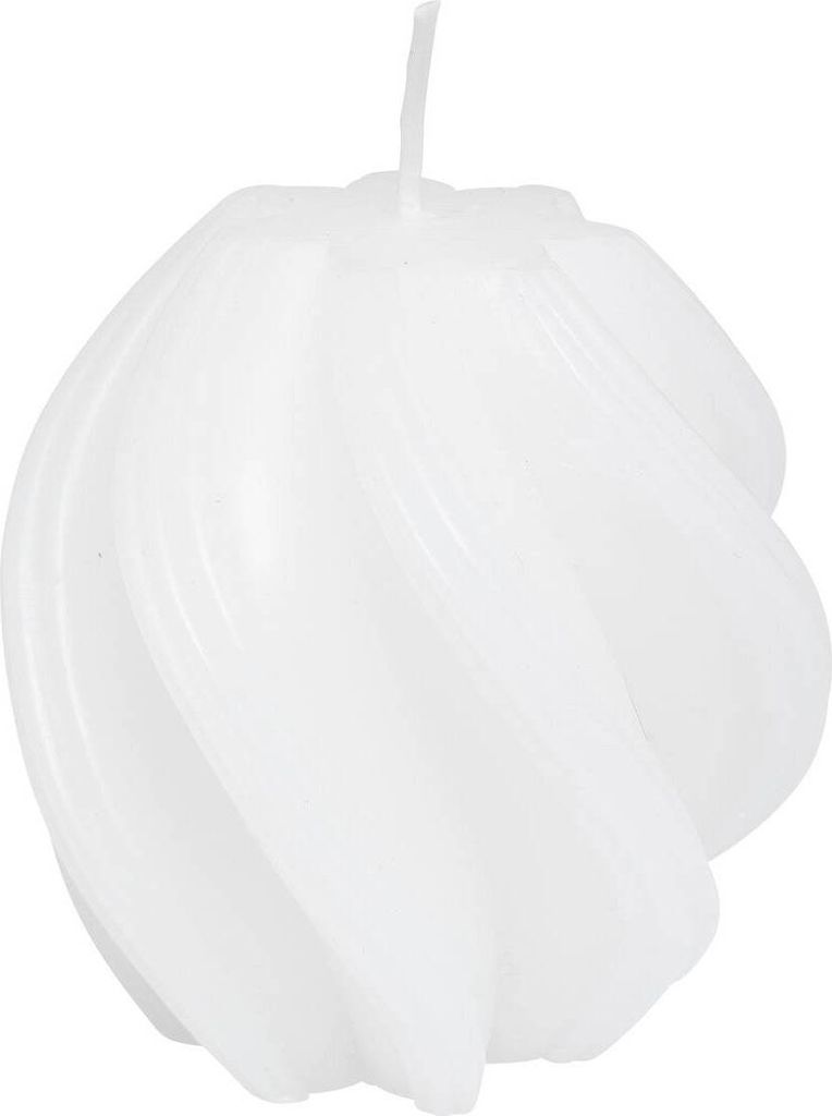 Stabkerze "twist wild romance" weiß 187g - Atmosphera créateur d'intérieur