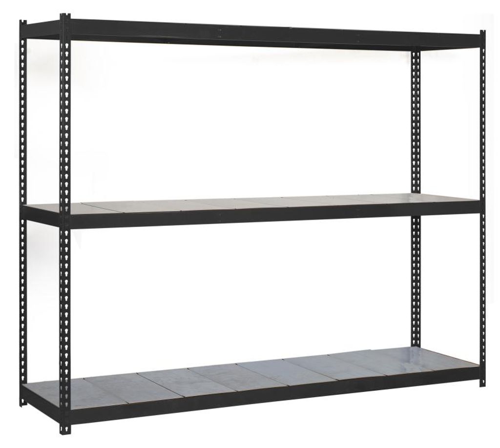 Etagère Sans Vis Ecoforte 1204-3, Metall, Anthrazit/galvanisiert, Anthrazit/galvanisiert, 2000x1200x450 - Simonrack