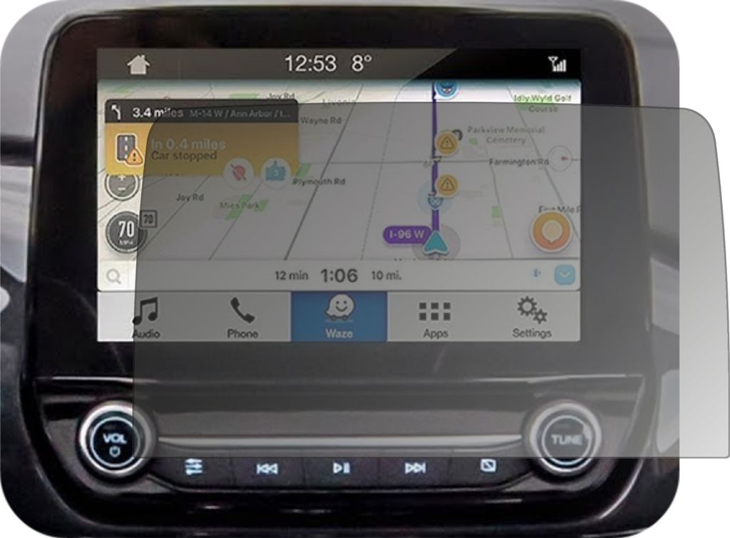 Schutzfolie für Ford Kuga Display (ab 2020) mit Sichtschutz Blickschutz Folie