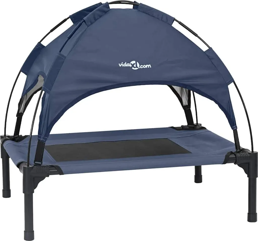 Letto per Cani Blu Navy S vidaXL in Acciaio | Offerta Esclusiva