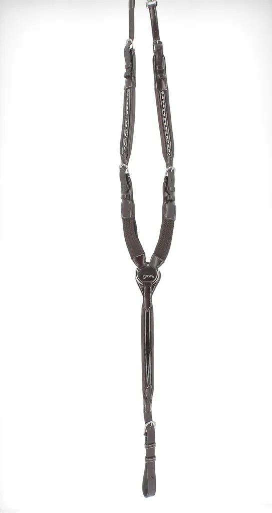 Collier de chasse Penélope Martingale Col Martin Cuir Marron Taille Full