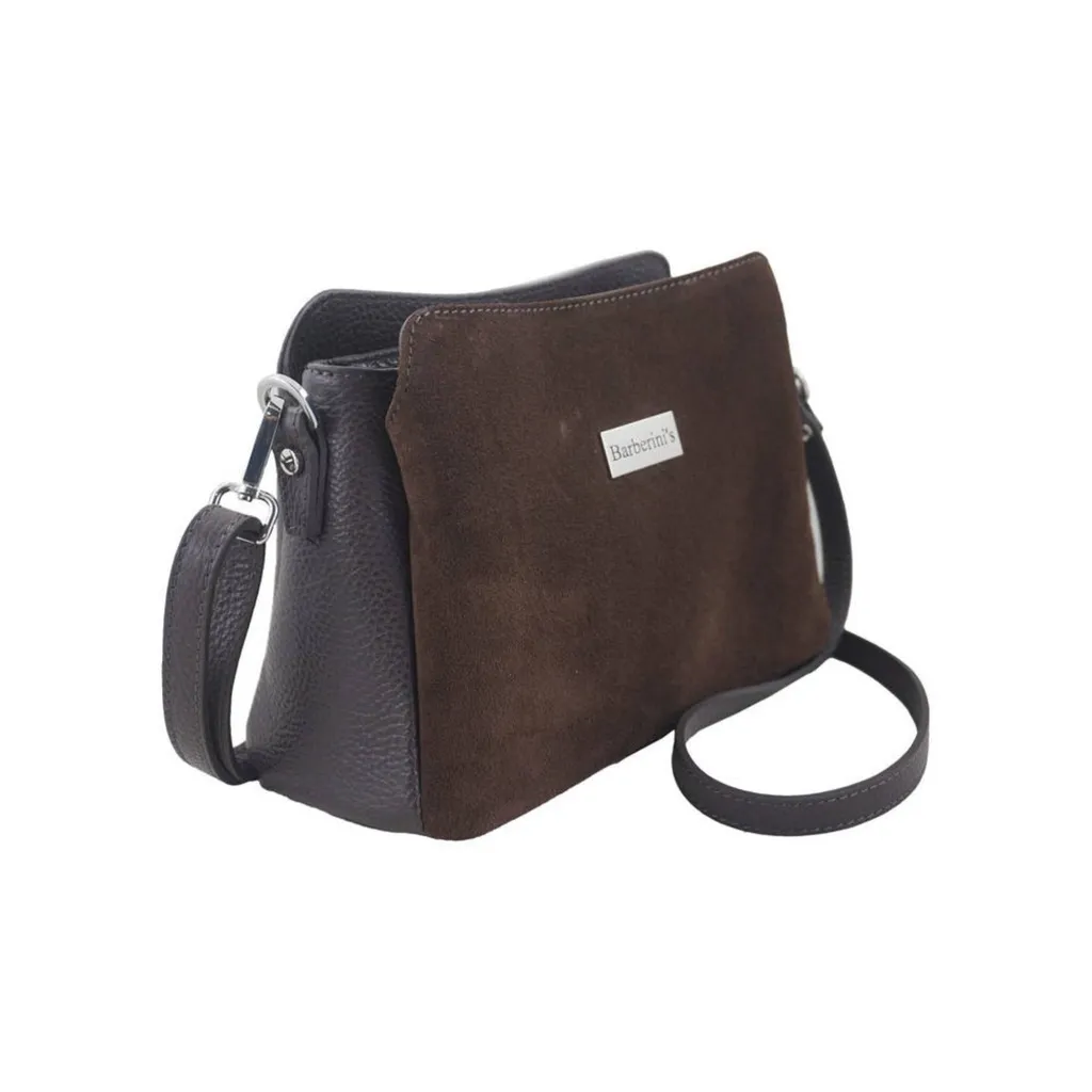 Sac en cuir véritable Barberini's 93111 avec finitions main - 3