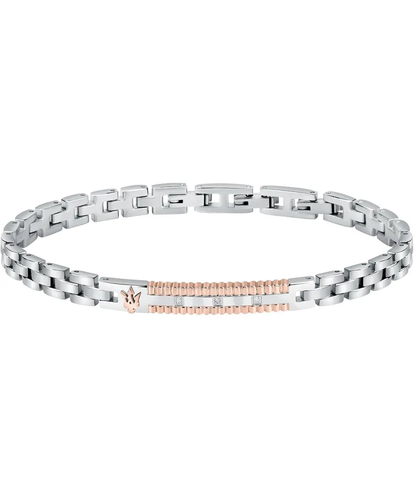 Bracelet de Luxe Maserati JM423ATY18 avec Diamants pour Tenue Habillée Homme