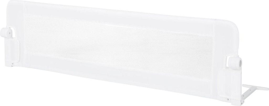 Klappbares Sicherheitsgitter für Kinderbetten mit Verstellbaren Riemen 150x40,5x42 cm Weiß