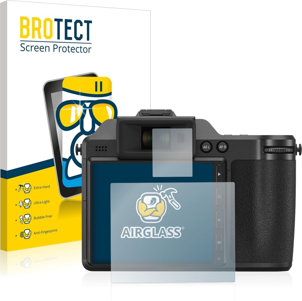 BROTECT Schutzglas für Fujifilm X-H2 Schutzfolie Panzer Folie Glas Display Schutz klar