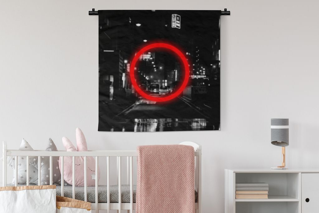 MuchoWow® Wandteppich Wandbehang Spiele - Controller - Rot Produktbild 
