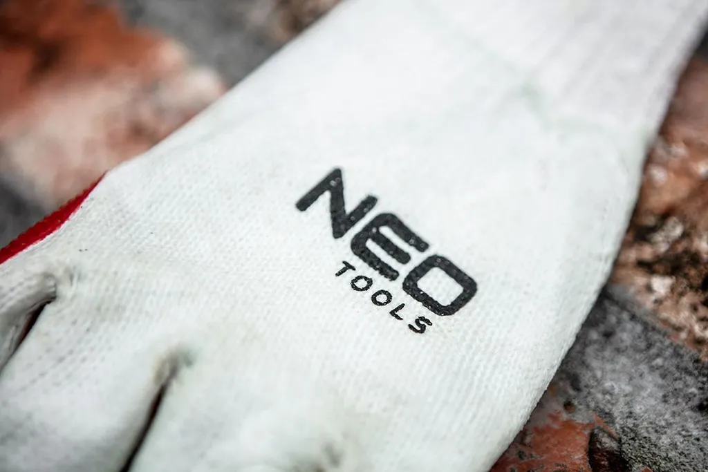 NEO TOOLS Gants de travail 10 pouces en coton polyester et caoutchouc