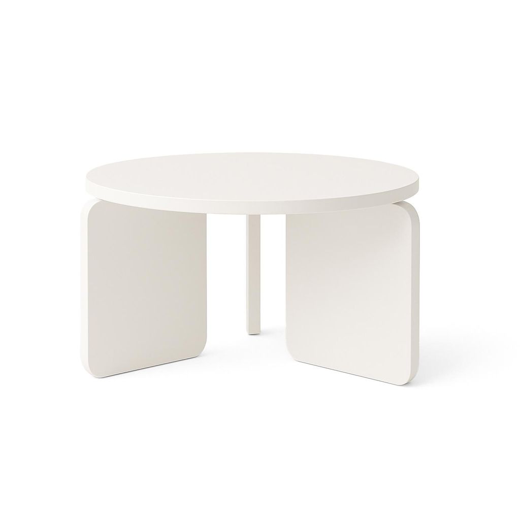 TAO Couchtisch, 60 cm, minimalistisch und zeitlos - Weiß