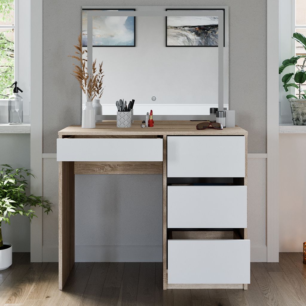 Elegantes Vicco Schminktisch Sherry Ebenbild