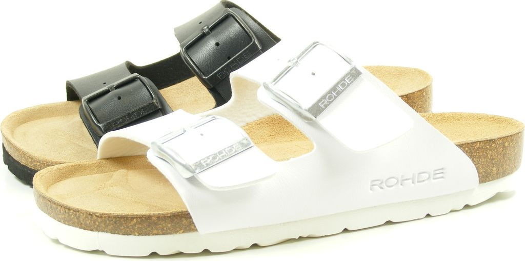 Rohde Alba 5631 Damen Pantoletten Clogs Weite G , Größe:43 EU, Farbe:Schwarz