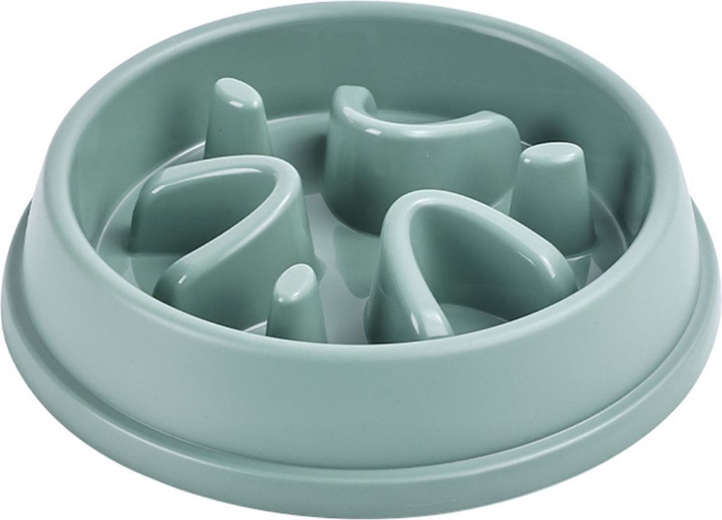 Hundenapf mit langsamer Fütterung, rutschfest, umweltfreundlich, erhöhter Napfständer verhindert Umkippen, Futternapf für gesunde Essgewohnheit...
