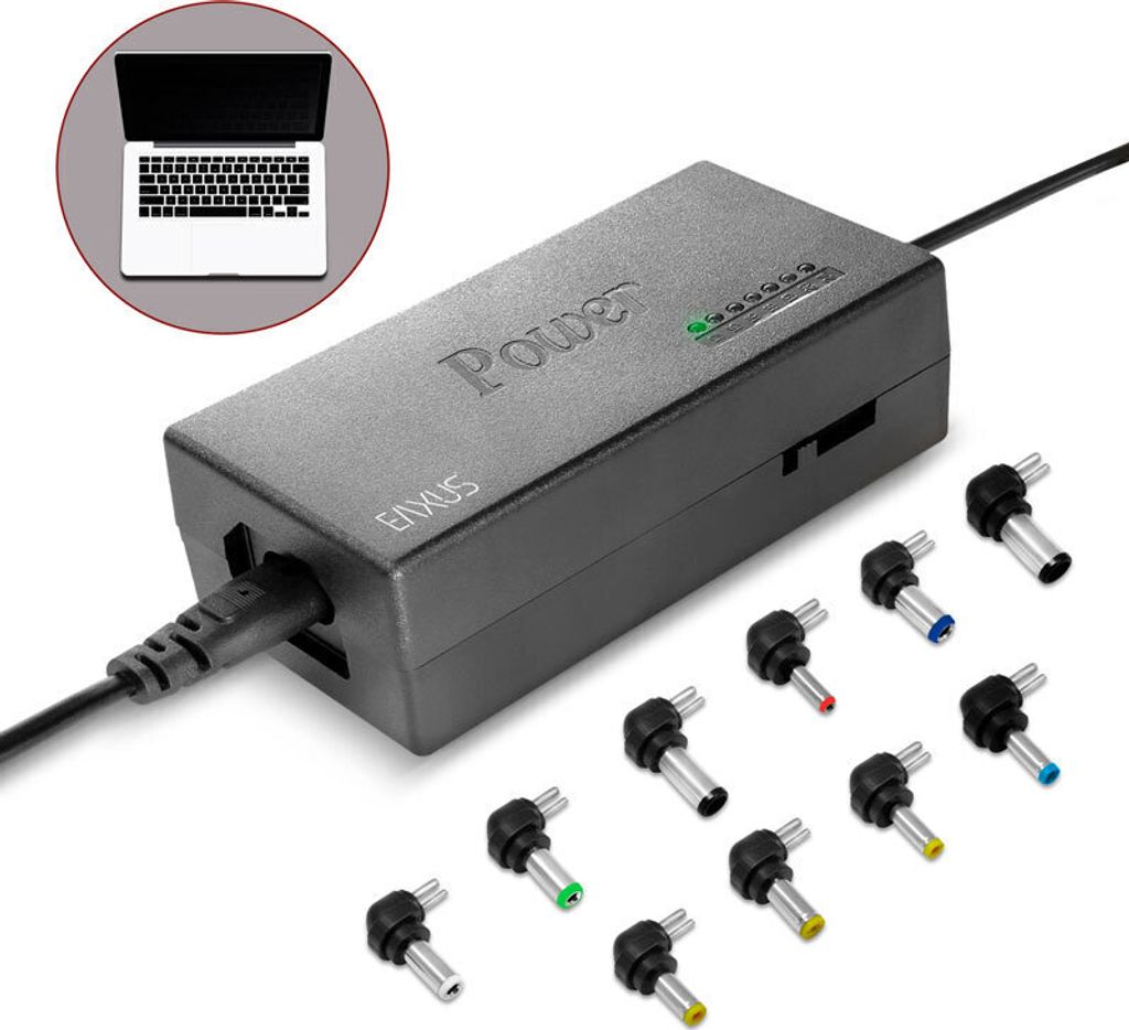 Eaxus® Universal Netzteil - Ladekabel für Laptop/Notebook & Produktbild