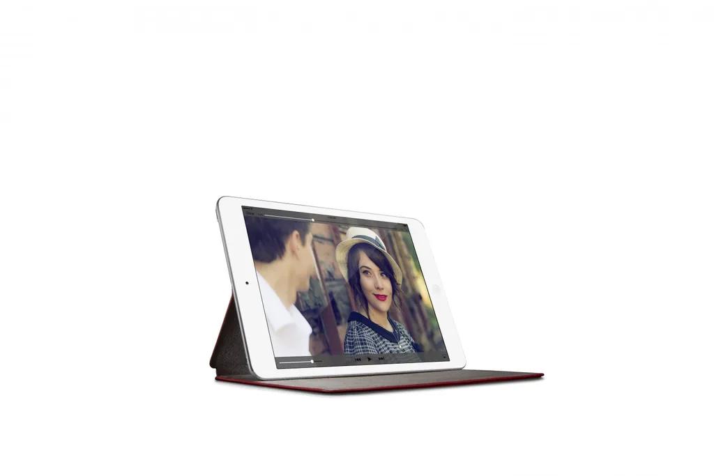 SurfacePad iPad Mini 4 Étui Ultra-fin en Cuir avec Support Rouge - 3