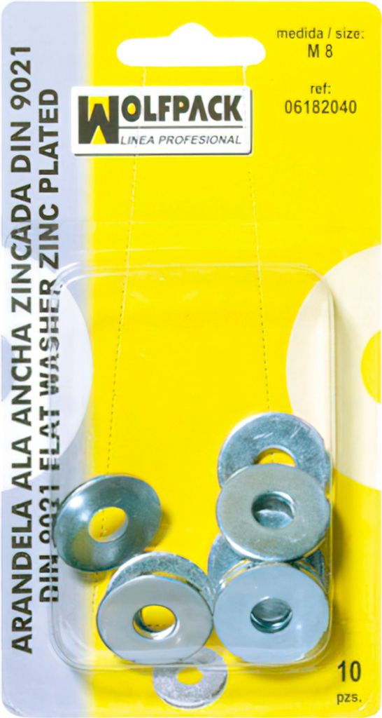 Wolfpack 06182010 Keil, Distanzstück und Unterlegscheibe 60 Stück(e)