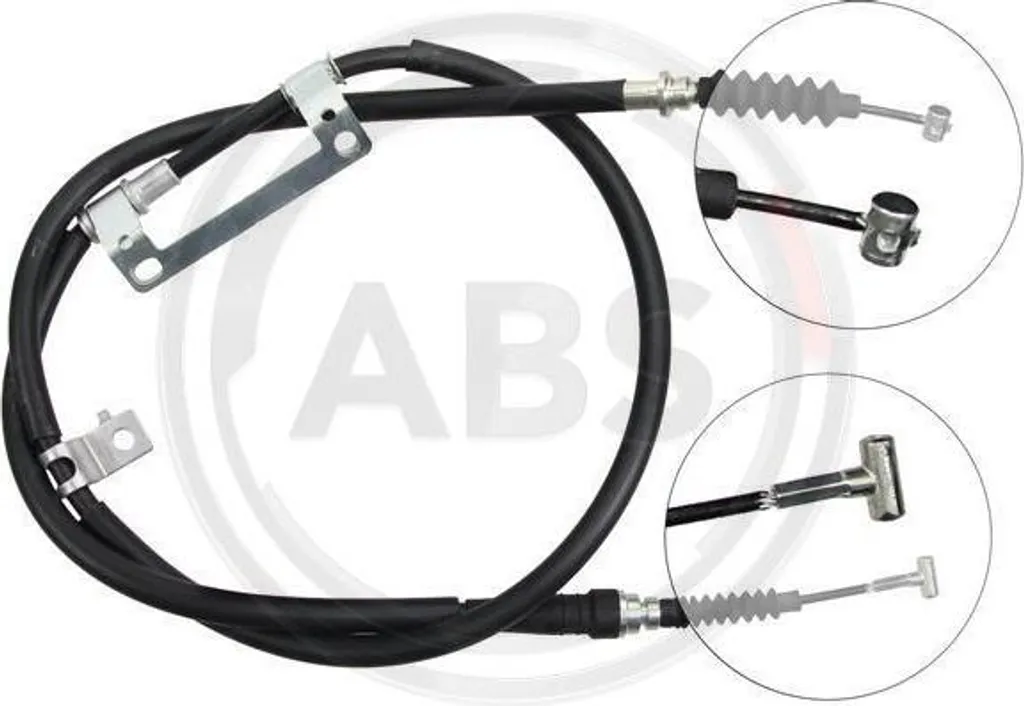 Réparer un frein à main bloqué sur Kia avec le câble A.B.S. OE 0K2A244420D