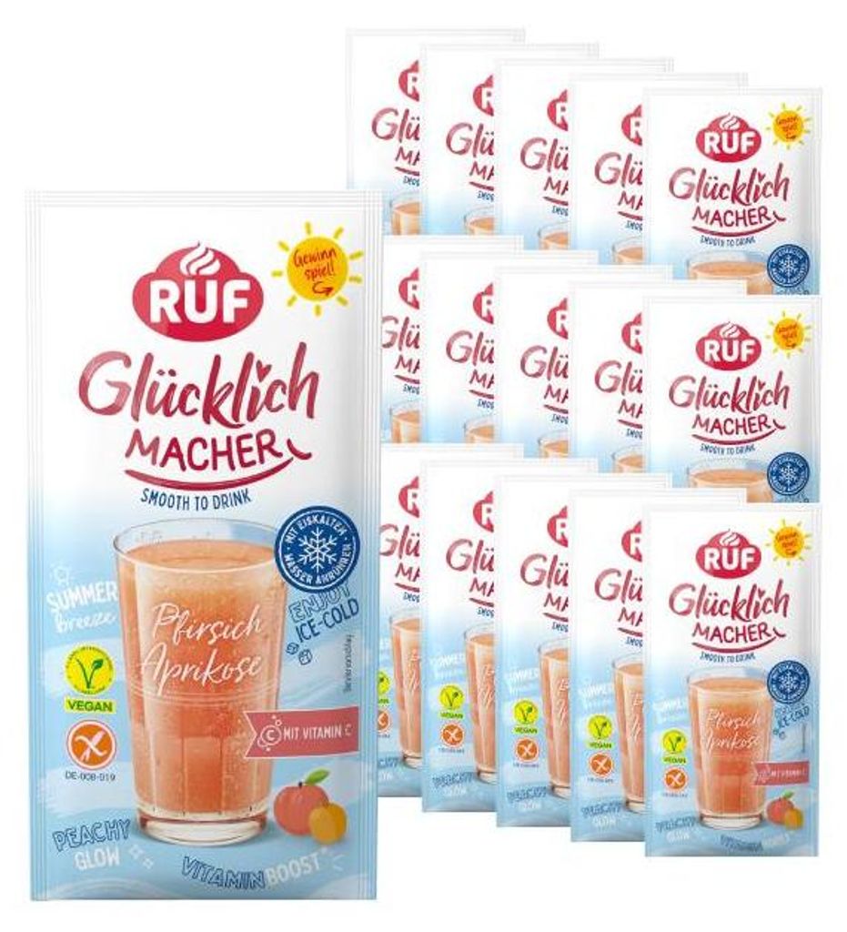 RUF Glücklichmacher Smooth to Drink Pfirsich Aprikose Set Produktbild 