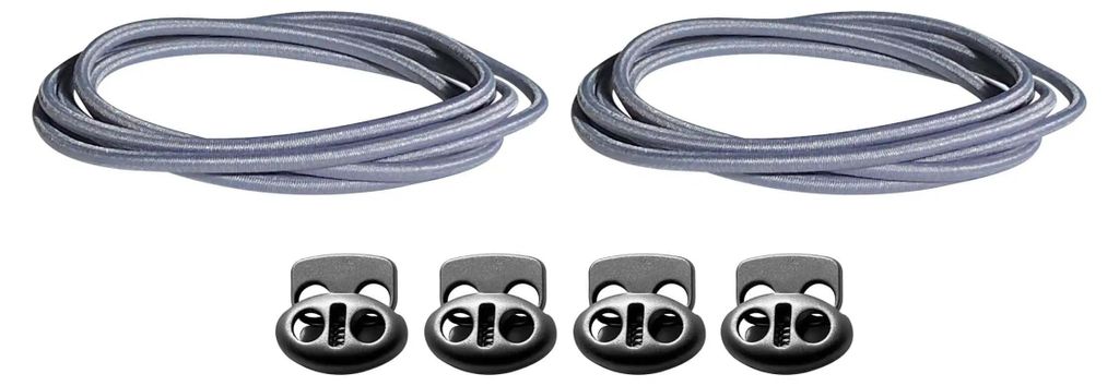 ersatzschnuersenkel on cloud grau mit clips