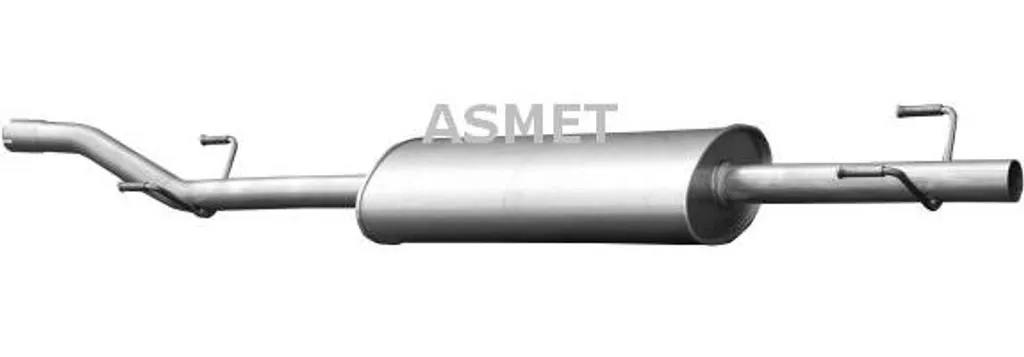 Pot d'échappement central Sprinter ASMET 2046 référence 9014902619