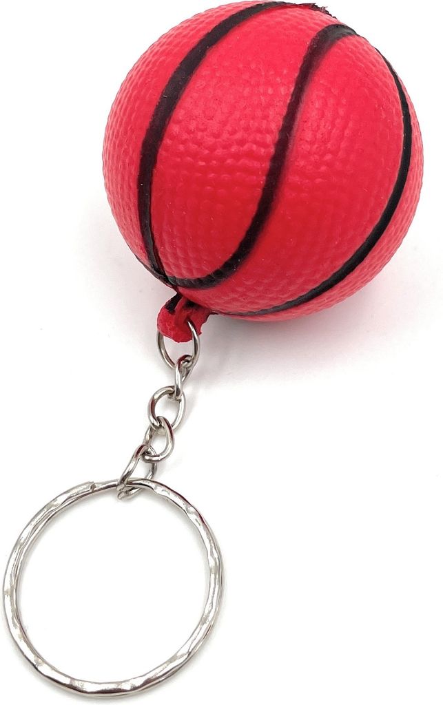 Onwomania - Basketball 3D Rot - Metall Schlüsselanhänger, ideal als Geschenk z.B. für den besten Freund, die beste Freundin, Mama - Für Männe...