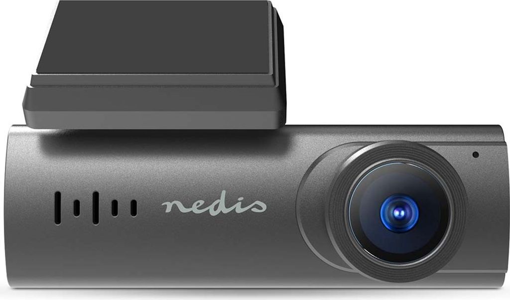 Nedis Dash Cam - 1080p@30fps - 2 MPixel - Wi-Fi - Kein Bildschirm - Nachtsicht - Schwarz