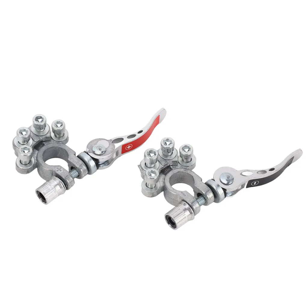 Connettore terminale della batteria, terminale del cavo della batteria a sgancio rapido, terminale del cavo della batteria dell'automobile, connettore terminale positivo negativo a 4 vie, connettore a sgancio rapido della batteria, terminale a sgancio rapido della batteria - 2