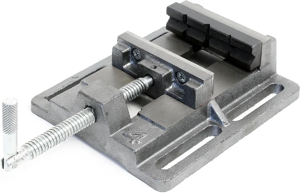 Étau de machine avec mâchoire en acier 100mm haute stabilité fonte