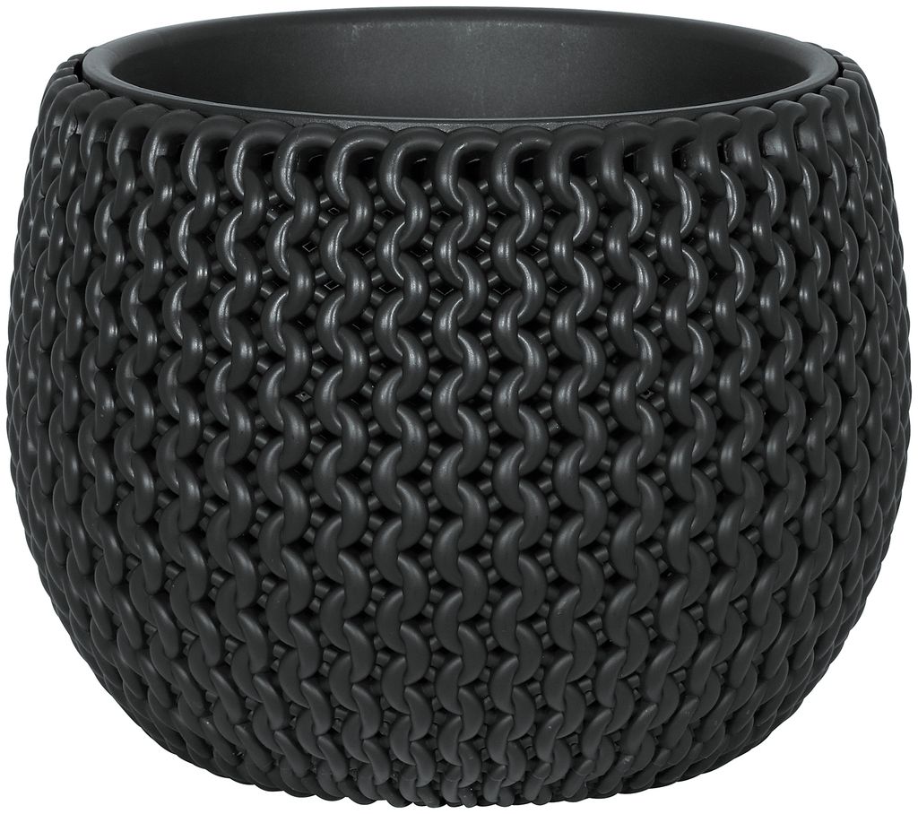 Květináč SPLOFY BOWL s vkladem 18 cm - barva: antracit Image du produit 