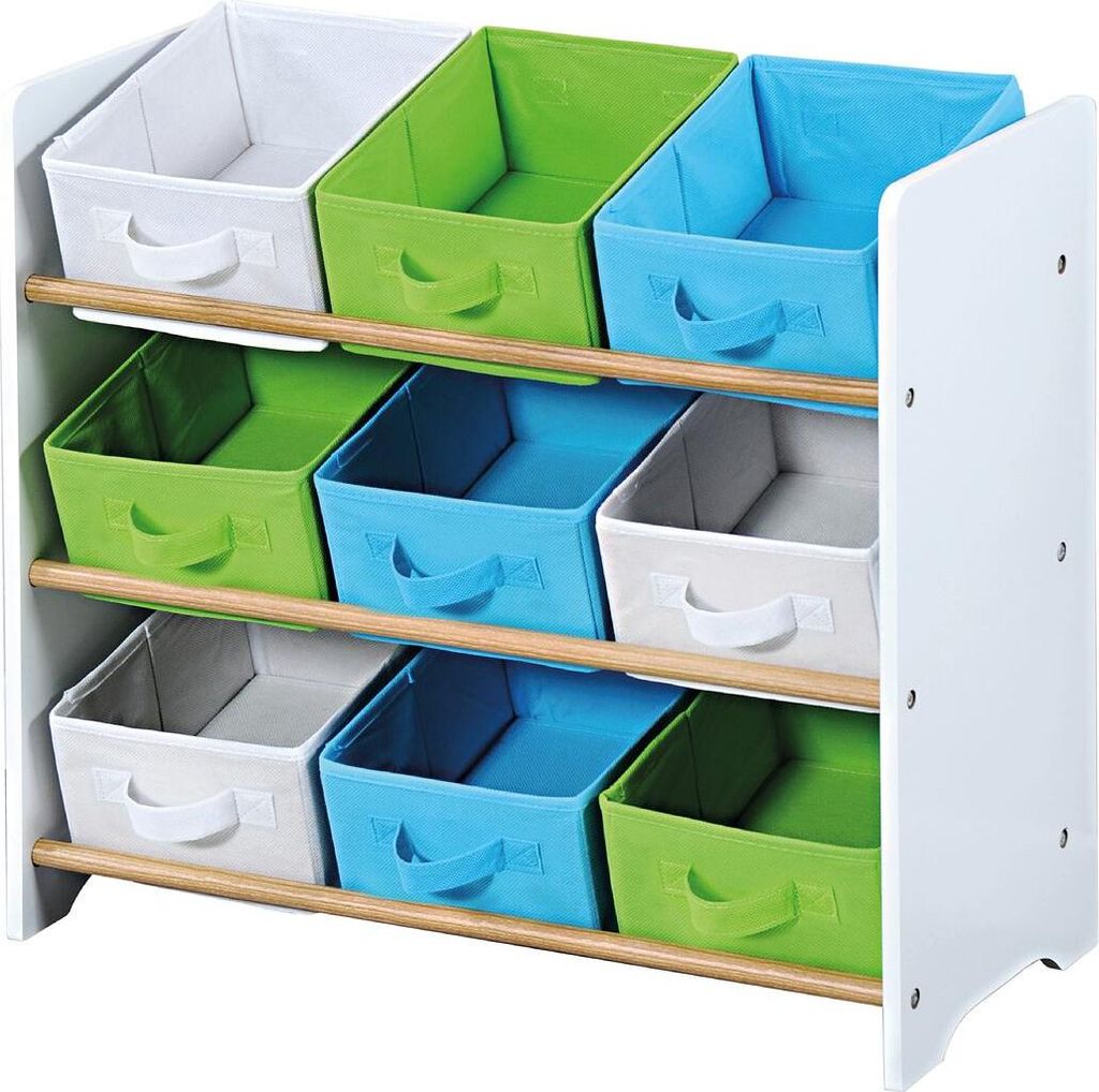 KESPER Scaffale per bambini con nove scatole in tessuto, 65 Immagine del prodotto 