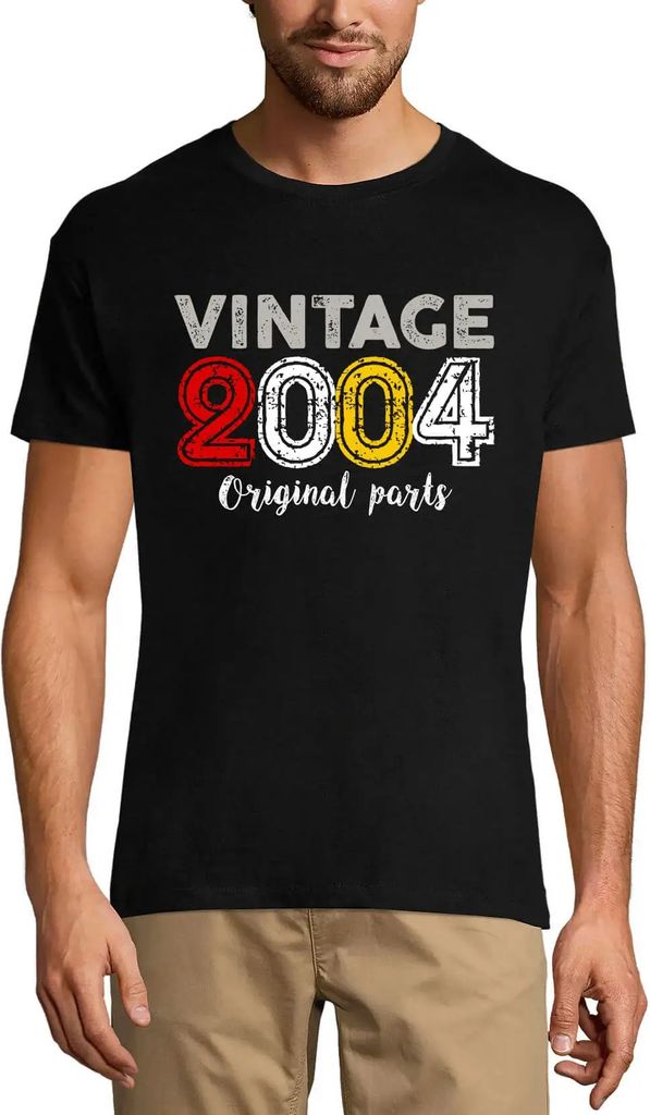 Herren Grafik T-Shirt Originalteile 2004 – Original Parts 2004 – Geschenk 20. Geburtstag Jahrestag 20 Jahre Jubiläum 20 Jährige Mann Jahrgang...