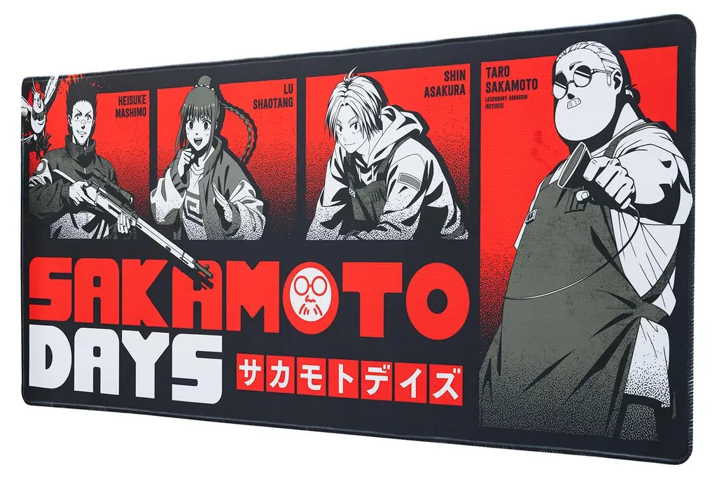 Tapis de Souris XXL Antidérapant Sakamoto Days - Fini les Glissements
