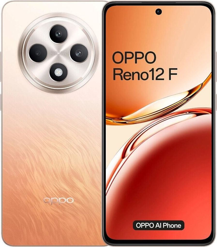 Oppo Reno12 F 5G Dual Sim 8GB RAM 256GB - Amber Orange - Produktbild 2