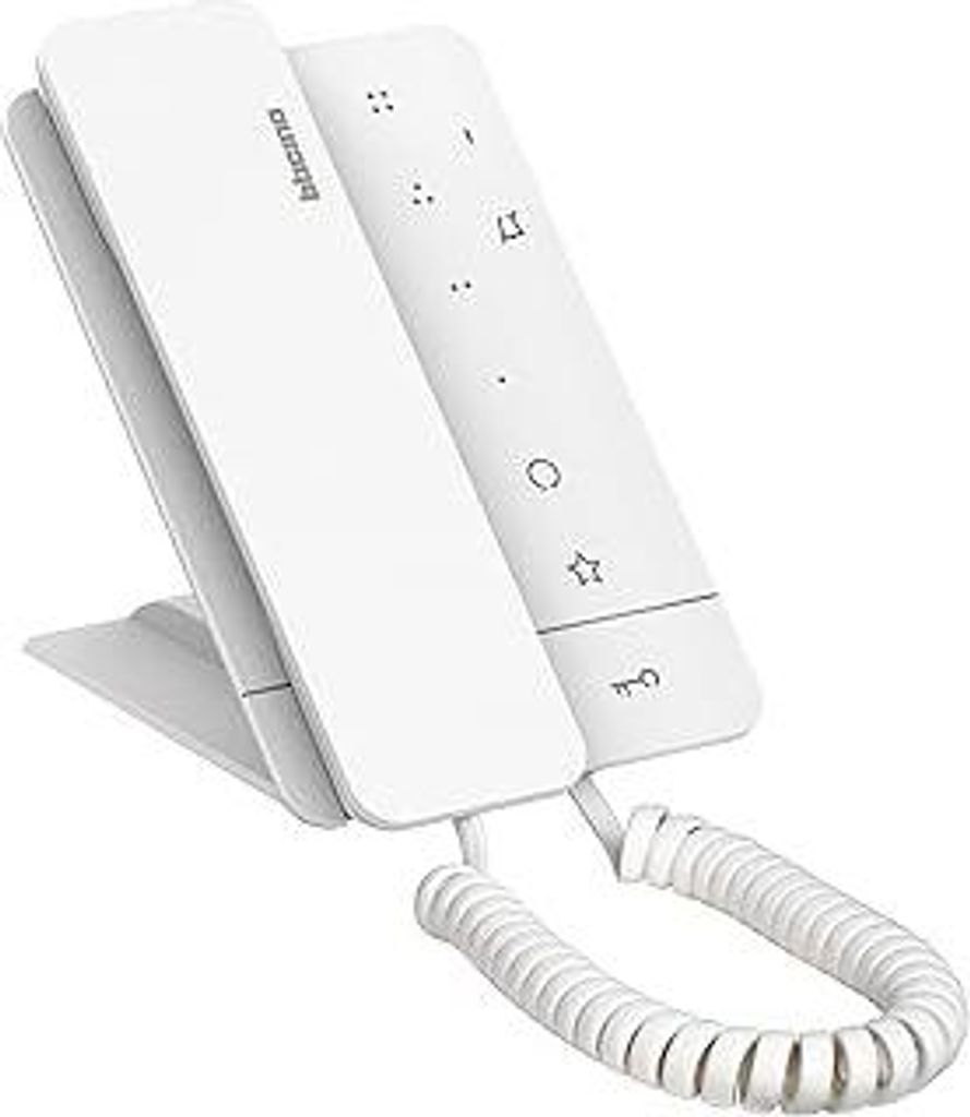 BTICINO, Audio-Hausstation CLASSE 100 A16M, Innenstelle mit Handhörer für 2-Draht TürTürsprechanlagen mit Türomatfunktion/Artzschaltung, 3 Sen...