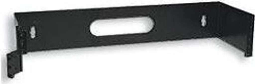 Patte de Fixation Murale Compacte en Acier Noir pour Patch Panel 402446 - 2