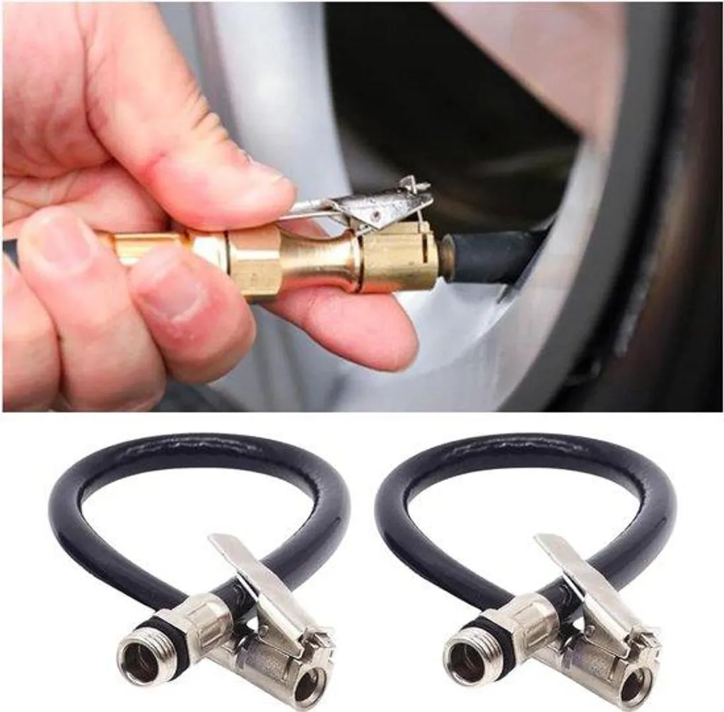 Extension de valve universelle noire haute résistance pour auto et moto