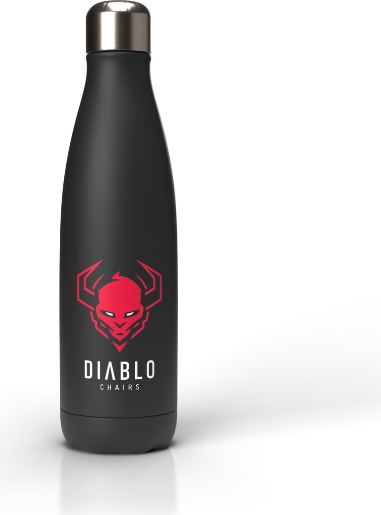 Trinkflasche Thermoflasche Isolierflasche Edelstahl Schwarz | 500 ml