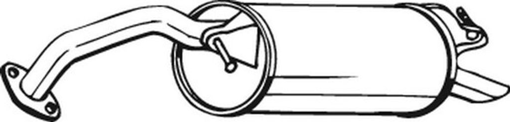 Bosal Endschalldämpfer 228-471