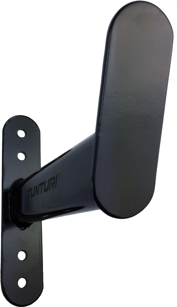 Tunturi Battle Rope - Fitnessseil - Funktionelles Trainingsseil - Räumhaken - Schwarz