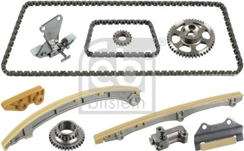 Remplacer kit chaîne distribution Toyota Avensis 108128 FEBI BILSTEIN OE