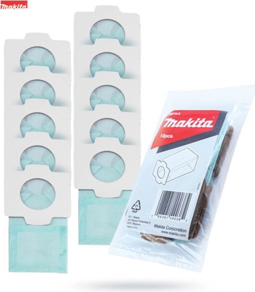 Set van 10 papieren zakken MAKITA, modelnummer 198744-5 Productafbeelding 