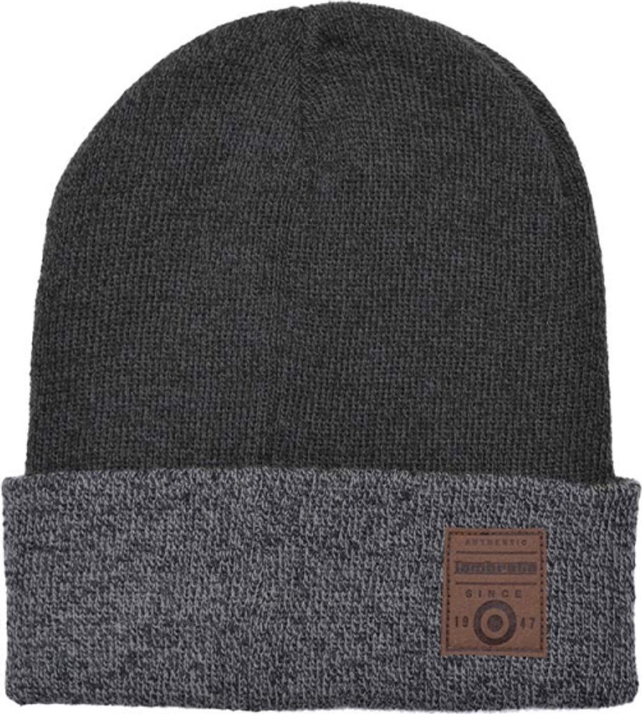 Einheitsgröße|Lambretta Turn Up Beanie SS1207-BLK/CHAR