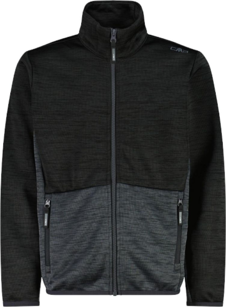 CMP Kinder Knit Tech Fleece Outdoor Jacke antracite mel 140