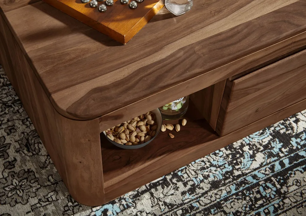 Table basse 118x65 Palissandre Smoked cherry TORONTO #152 MASSIVMOEBEL24 - 6