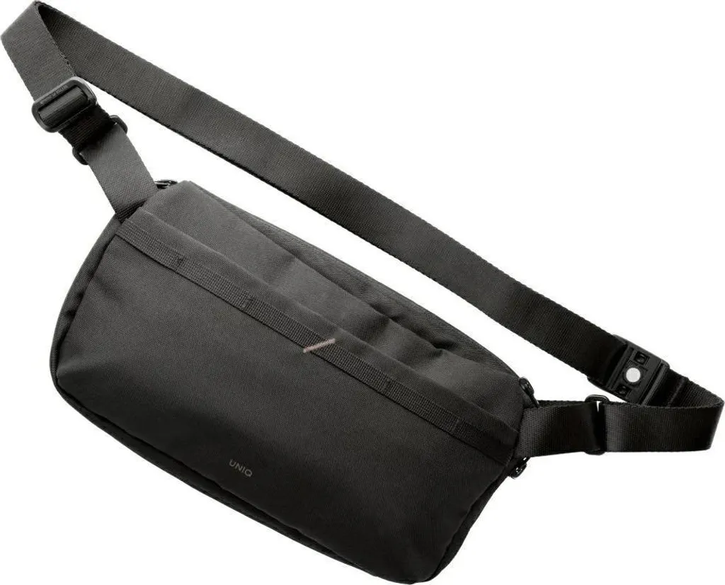 Torba Uniq Crossbody Denver 5L Czarna: Tracolla Uomo Donna Nera Look