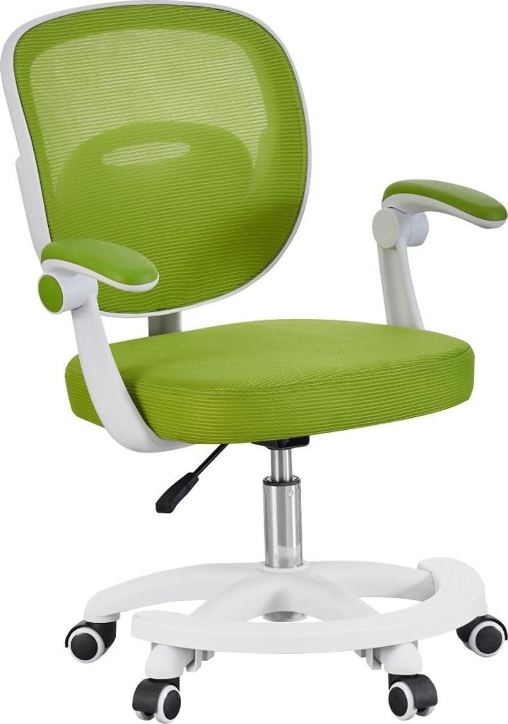 Kondela Kinderstuhl mit Fußhocker Trixi Typ 2 - grün/weiß Produktbild 