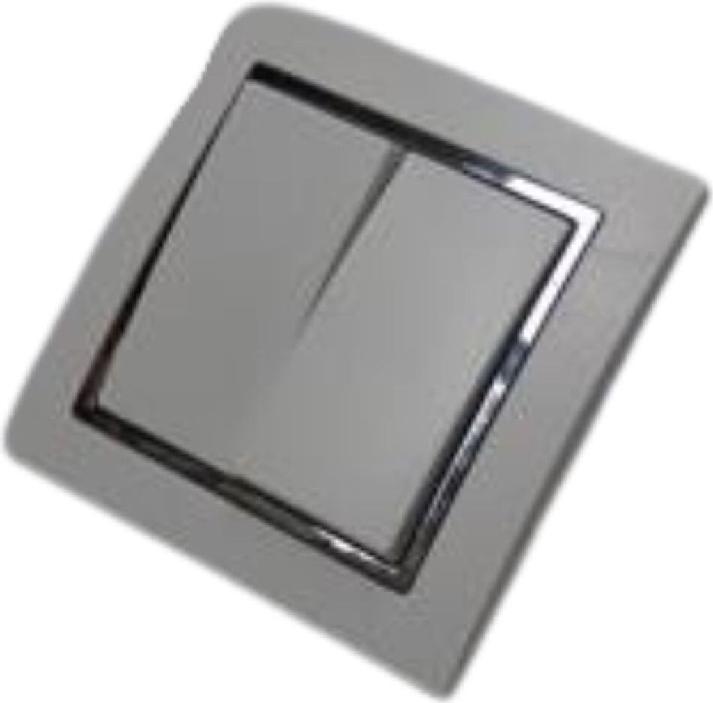 5755 Levina S Serien Schalter silberner Rand 10 Ampere