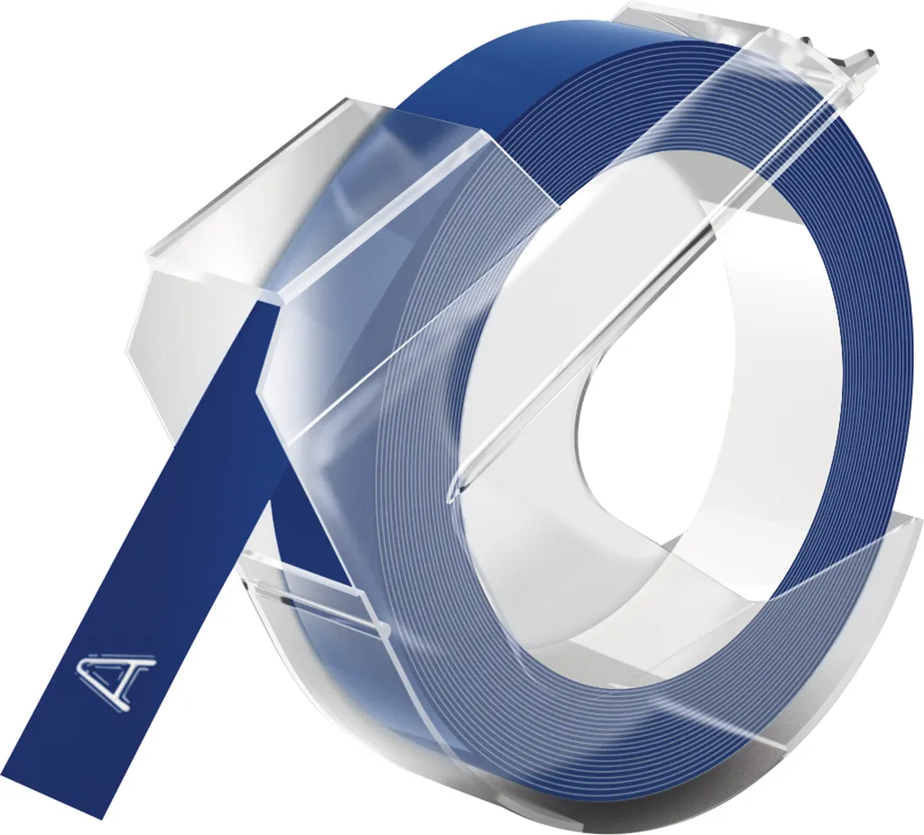 DYMO - Blu, lucido - Rotolo (1 cm x 3,7 m) Etichette a nastro